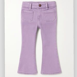 GAP Toddler girl Denim ‘70s flare Jean purple sz 4